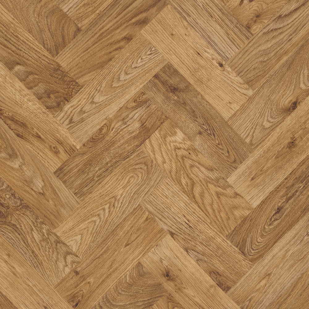 polyflor designatex pur cushion vinyl english oak parquet m width