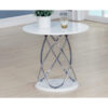 Eclipse White High Gloss Lamp Table axtr