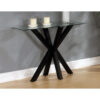 Langley Black Console Table predilu