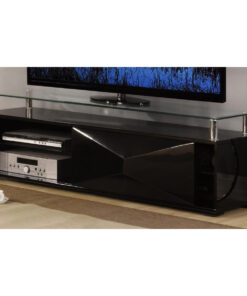 Rowley Black High Gloss TV Cabinet trilzdf