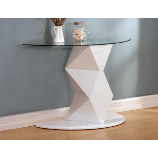 Rowley White Console Table jiiedb