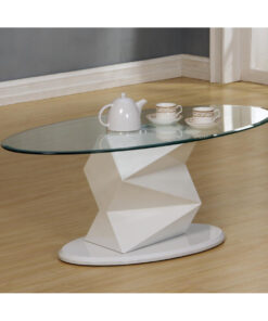 Rowley White High Gloss Coffee Table ddyuvg