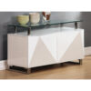 Rowley White High Gloss Sideboard Door mlvflbk