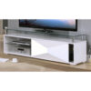 Rowley White High Gloss TV Cabinet gssuil