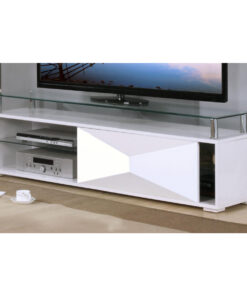 Rowley White High Gloss TV Cabinet gssuil
