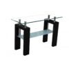 Telford Console Table Black qbvryn