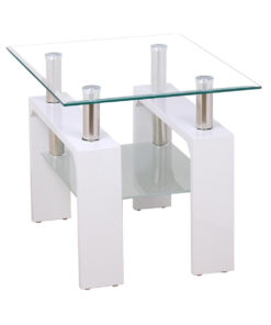 Telford Lamp Table HG White nuozqag