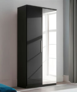 topline wardrobe black h