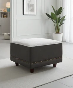 Bella - Sofa Grey Footstool