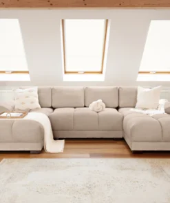 Azzuro Sofa Mocha U Shape Corner Hero High Res