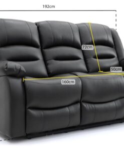 bLACK ALVA SEATER DIMENSIONS