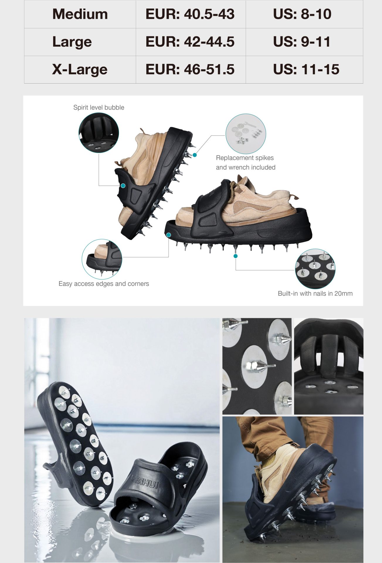 BIHUI - Spike Sliders (Spiked Shoes) - Image 2