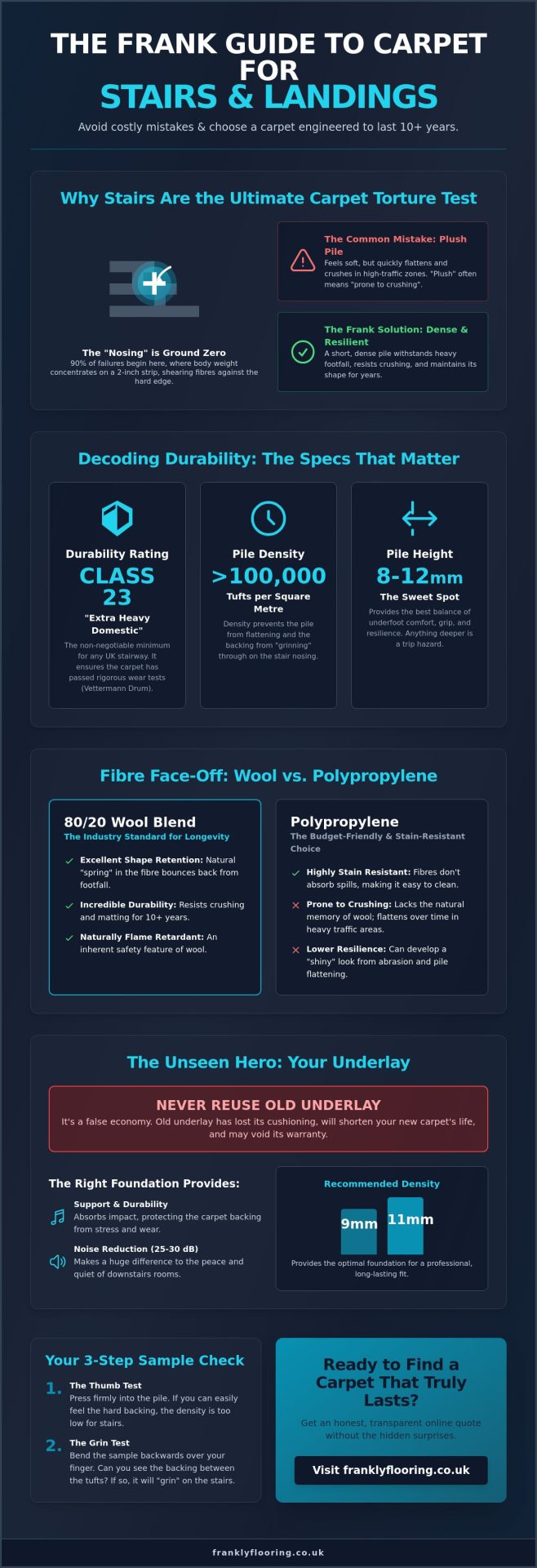 Best Carpet for Stairs and Landing: A Frank 2026 Guide to Durability and Style