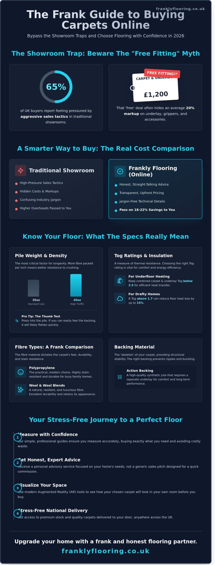 Franks Carpets: A Frank Guide to Buying Quality Flooring Online in 2026 - Infographic