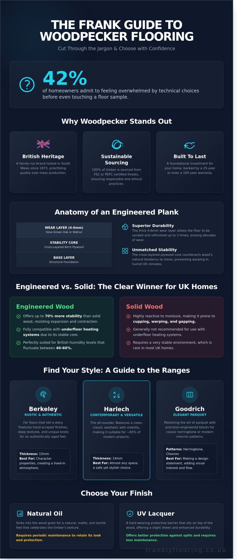 Woodpecker Flooring: A Frank Guide to Styles, Quality, and Fitting in 2026 - Infographic