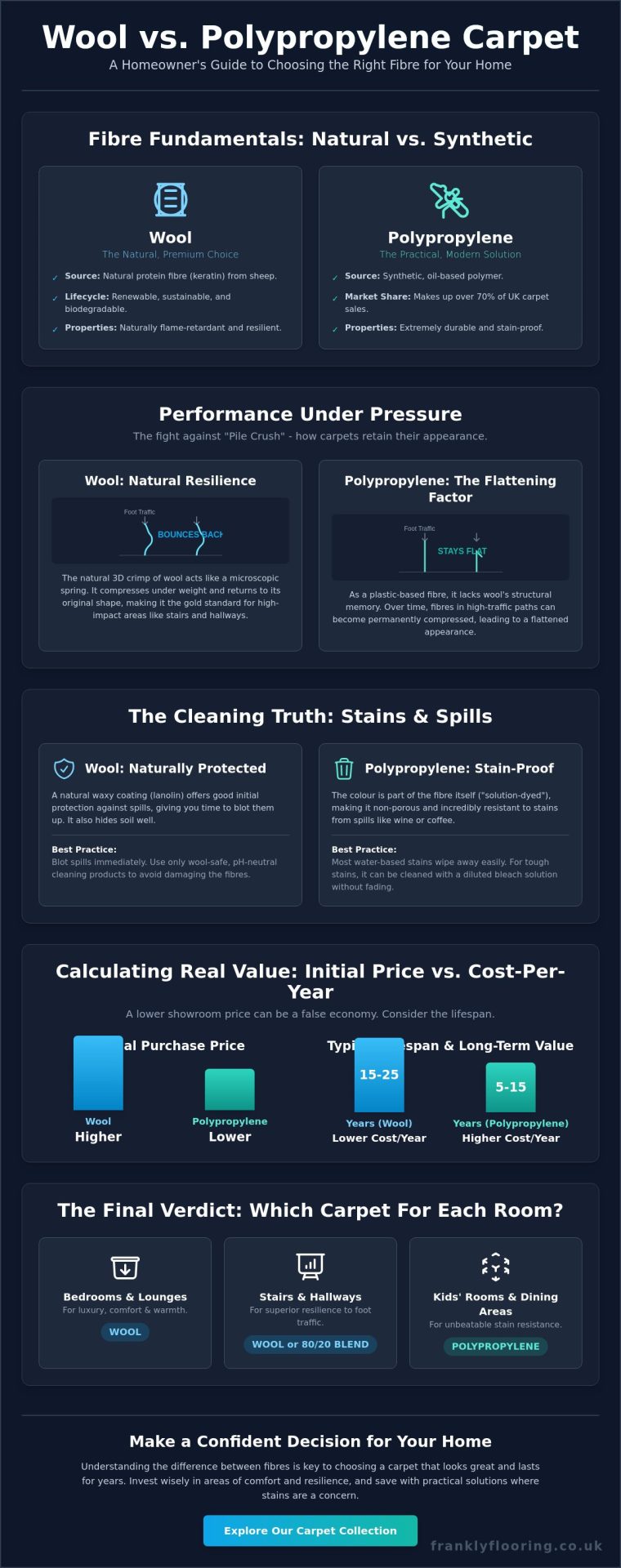 Wool Carpet vs Polypropylene: The Frank Guide to Choosing Your Perfect Floor