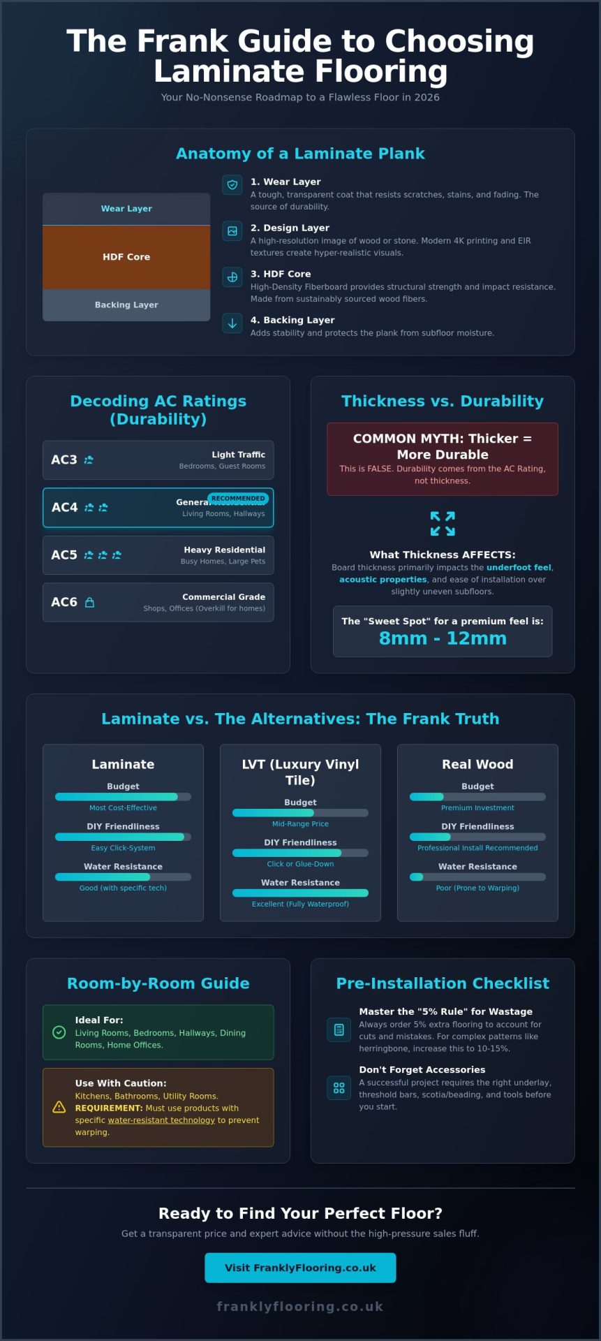Laminate Flooring UK: The Frank 2026 Buying & Installation Guide