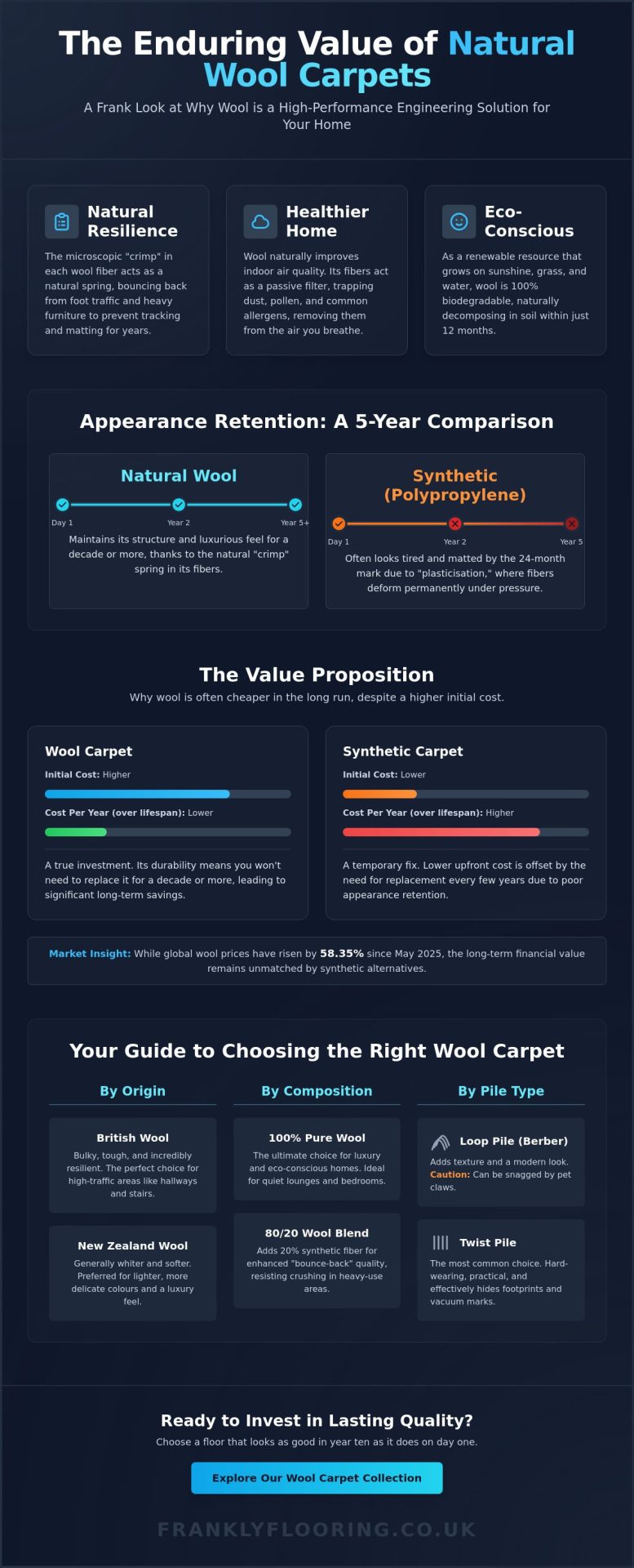 Natural Wool Carpet Benefits: A Frank Guide to Quality and Comfort
