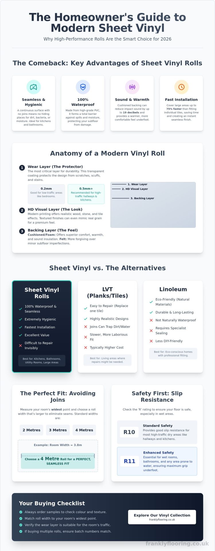 Sheet Vinyl Flooring Rolls UK: The Frank 2026 Buying Guide
