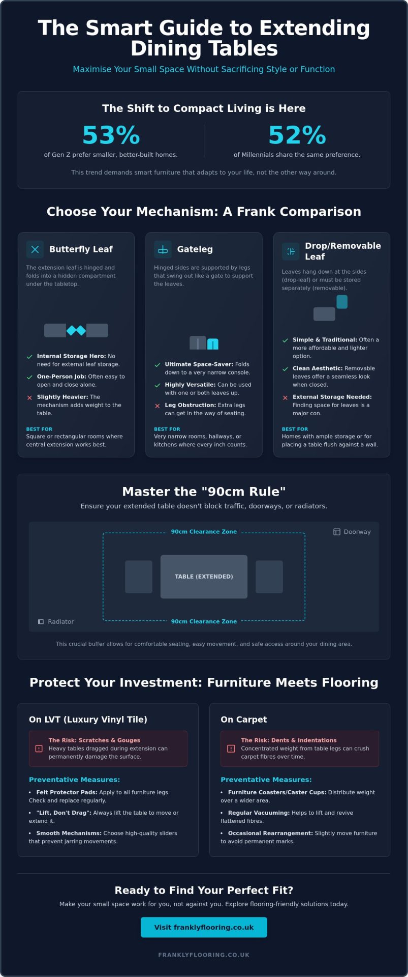 Extending Dining Tables for Small Spaces: The Frank 2026 Buying Guide