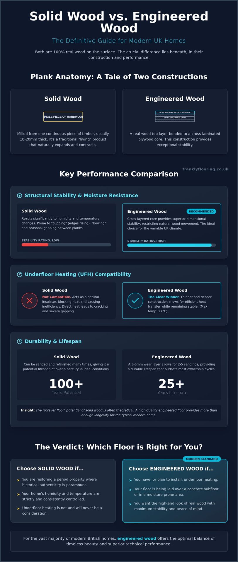 Solid Wood Flooring vs Engineered: The Frank 2026 Comparison Guide
