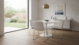 Round Dining Table for 4: Style, Sets, and White Chairs