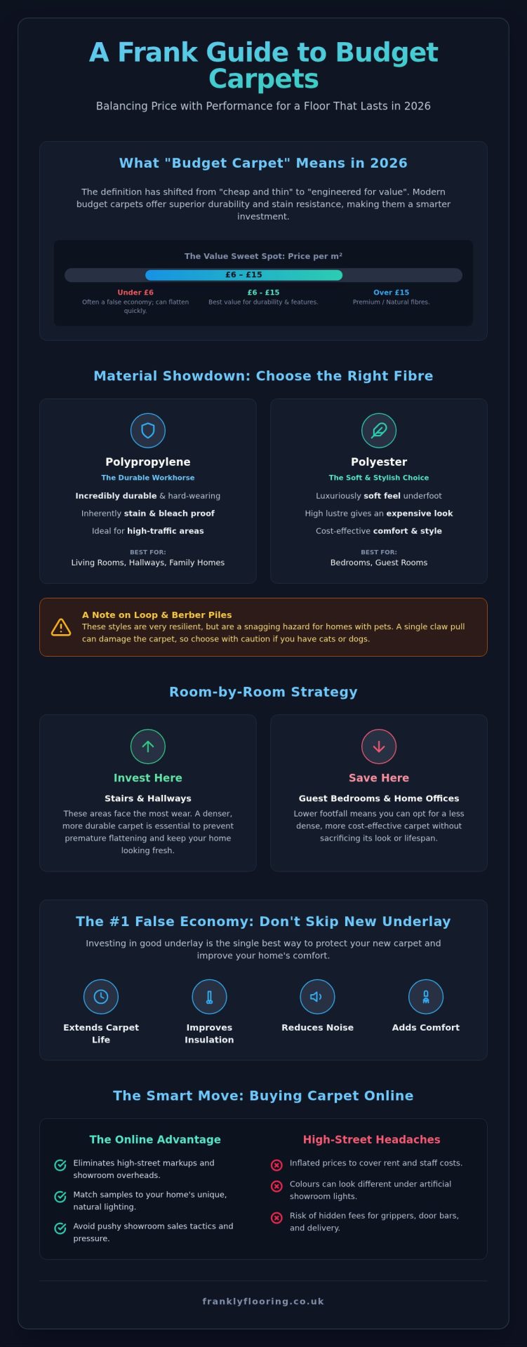 Best Budget Carpet UK 2026: The Frank Guide to Value Flooring