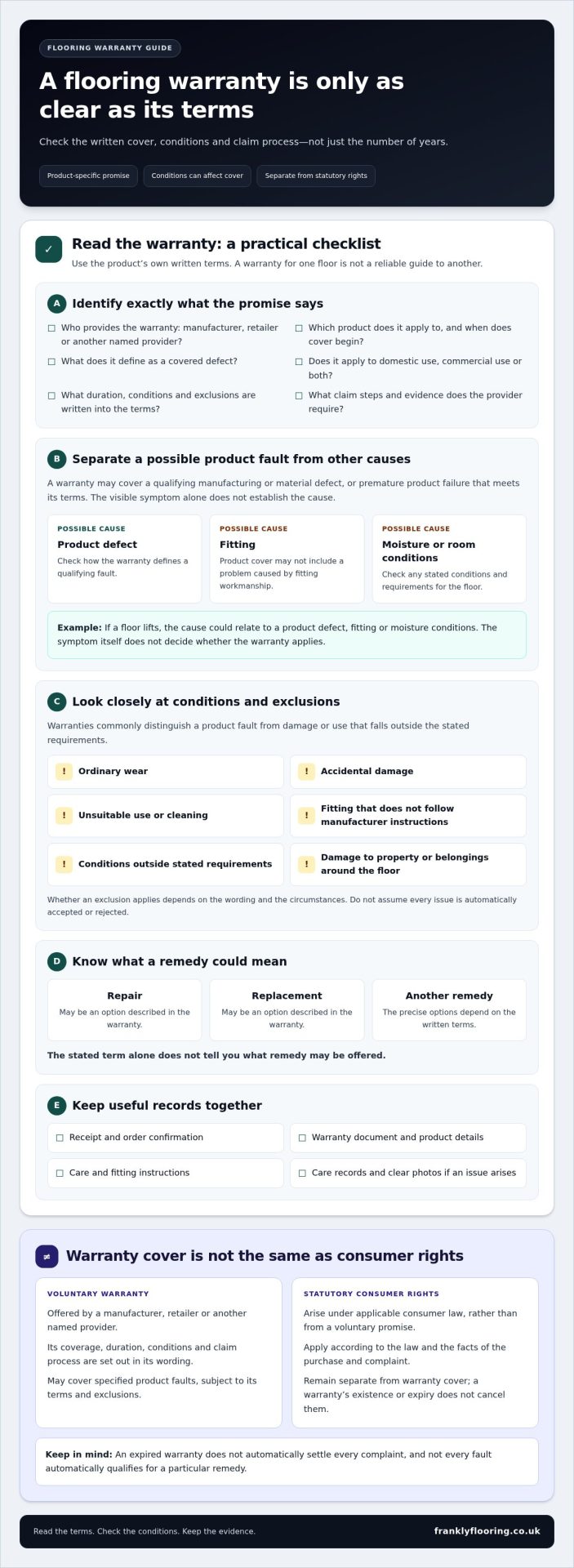 UK Flooring Warranty: What Is Covered and What Is Not?