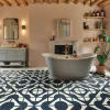 curio navy dove grey concrete st st bathroom ls cm