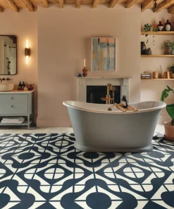 curio navy dove grey concrete st st bathroom ls cm