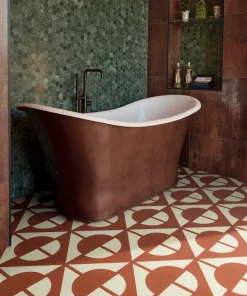 curio terracotta st bathroom p cm